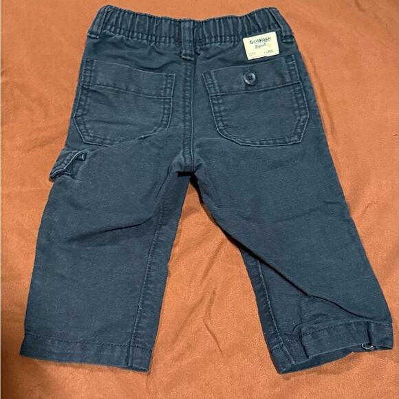 Oshkosh Navy Blue Cargo Pants 9 months - Picture 4 of 4
